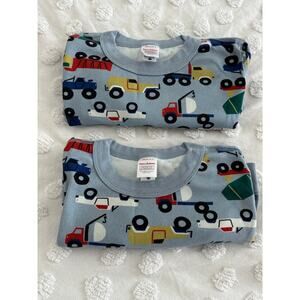 Hanna Andersson Pj Tops Only Set of 2 US Size 12 Vehicles